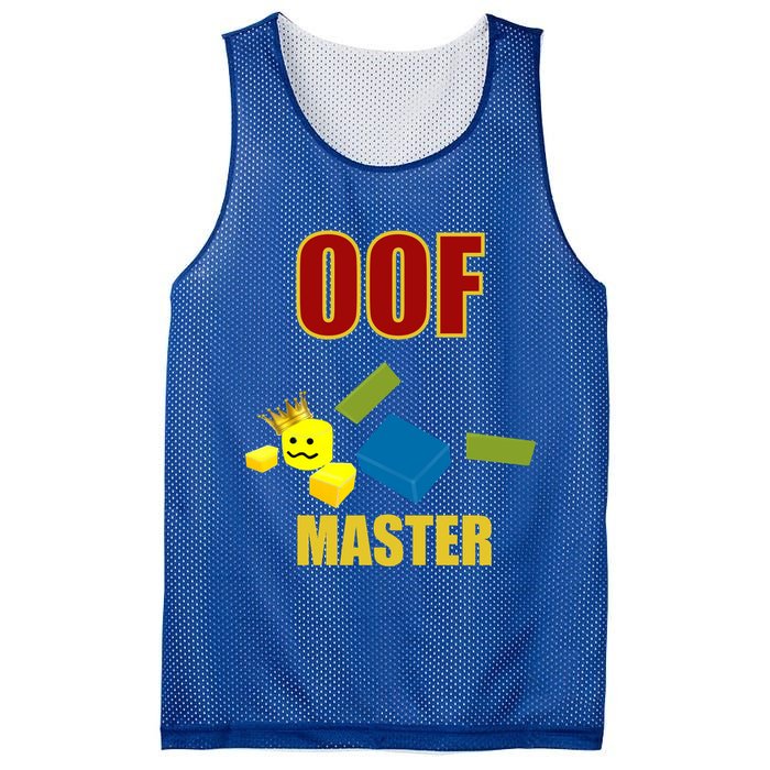 Oof Master Computer Video Game Funny Noob Gamer Great Gift Mesh Reversible Basketball Jersey Tank