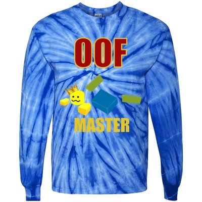 Oof Master Computer Video Game Funny Noob Gamer Great Gift Tie-Dye Long Sleeve Shirt