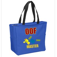 Oof Master Computer Video Game Funny Noob Gamer Great Gift Zip Tote Bag