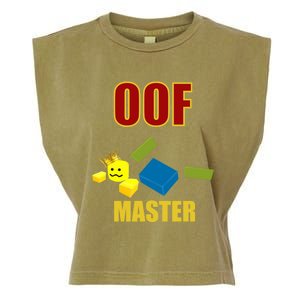 Oof Master Computer Video Game Funny Noob Gamer Great Gift Garment-Dyed Women's Muscle Tee