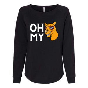 Oh My Camels Funny Womens California Wash Sweatshirt