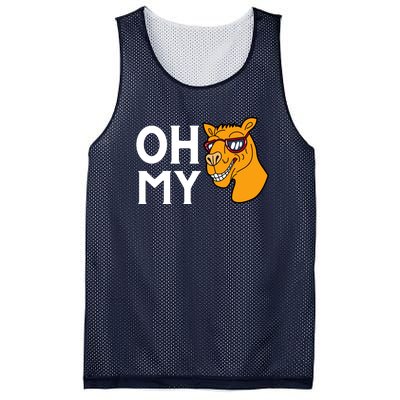 Oh My Camels Funny Mesh Reversible Basketball Jersey Tank