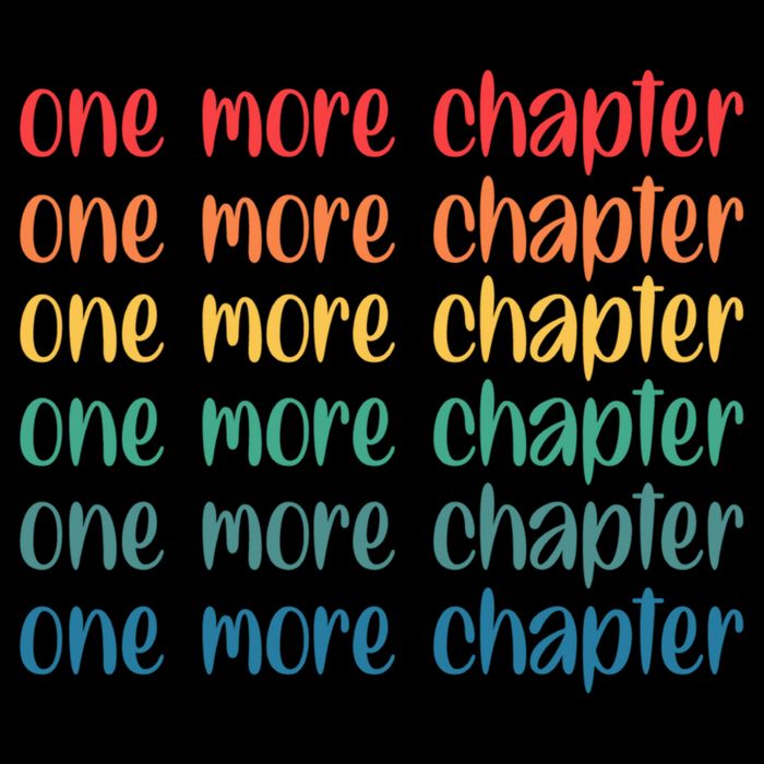 One More Chapter Funny Book Lover Bookworm Nerd Love Reading Funny Gift Bucket Hat