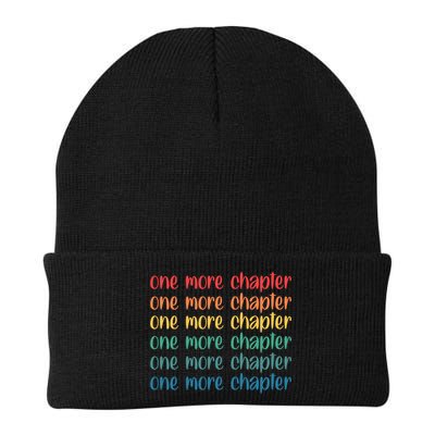 One More Chapter Funny Book Lover Bookworm Nerd Love Reading Funny Gift Beanie