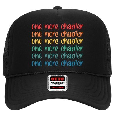 One More Chapter Funny Book Lover Bookworm Nerd Love Reading Funny Gift Trucker Hat