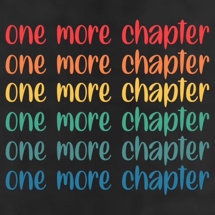 One More Chapter Funny Book Lover Bookworm Nerd Love Reading Funny Gift Trucker Hat