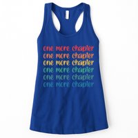 One More Chapter Funny Book Lover Bookworm Nerd Love Reading Funny Gift Womens Tank Top