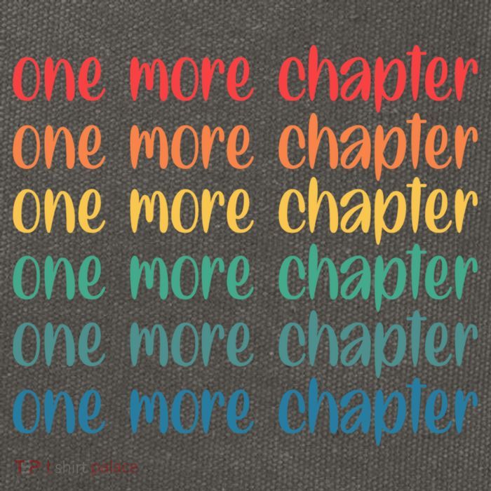 One More Chapter Funny Book Lover Bookworm Nerd Love Reading Funny Gift Cotton Canvas Backpack