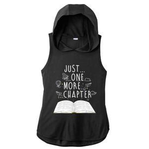 One More Chapter Funny Reading Book Ladies PosiCharge Tri-Blend Wicking Draft Hoodie Tank