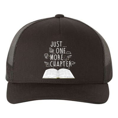 One More Chapter Funny Reading Book Yupoong Adult 5-Panel Trucker Hat