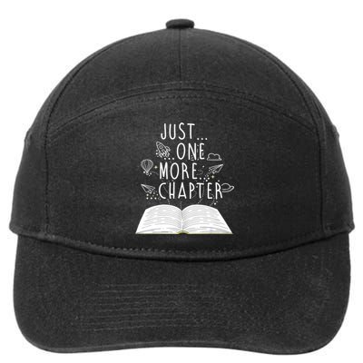 One More Chapter Funny Reading Book 7-Panel Snapback Hat