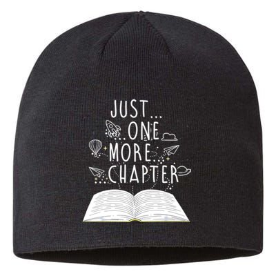 One More Chapter Funny Reading Book Sustainable Beanie