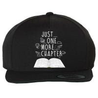 One More Chapter Funny Reading Book Wool Snapback Cap