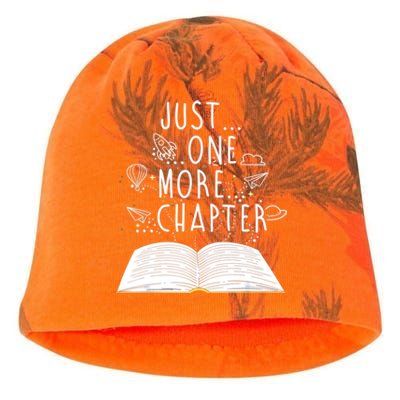 One More Chapter Funny Reading Book Kati - Camo Knit Beanie