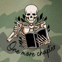 One More Chapter Funny Skeleton Reading Books Gift Cute Reading Legacy Tie Dye Trucker Hat