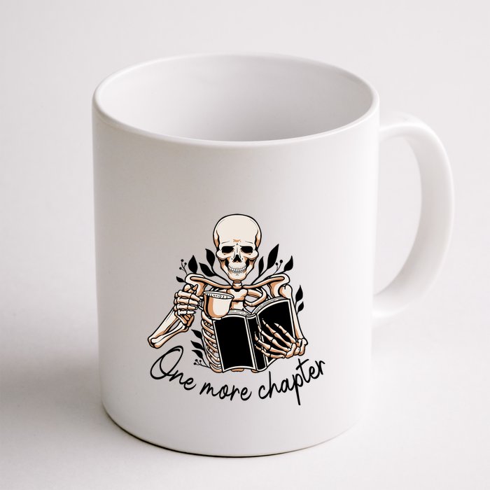 One More Chapter Funny Skeleton Reading Books Gift Cute Reading Mug