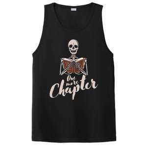 One More Chapter Skeleton Reading Bookaholic Bookish Funny Great Gift PosiCharge Competitor Tank