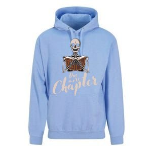 One More Chapter Skeleton Reading Bookaholic Bookish Funny Great Gift Unisex Surf Hoodie