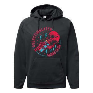 Overstimulated Moms Club Performance Fleece Hoodie