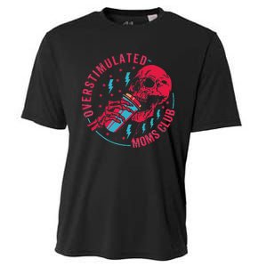 Overstimulated Moms Club Cooling Performance Crew T-Shirt