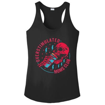 Overstimulated Moms Club Ladies PosiCharge Competitor Racerback Tank