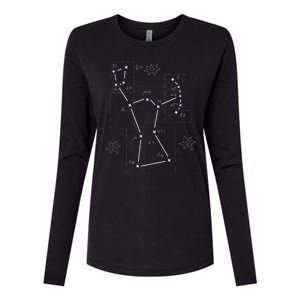 Orion Makeup Constellation Space Solar System Stars Astronomy Womens Cotton Relaxed Long Sleeve T-Shirt