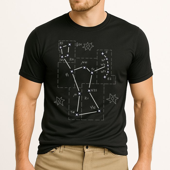 Orion Makeup Constellation Space Solar System Stars Astronomy Performance Shirt