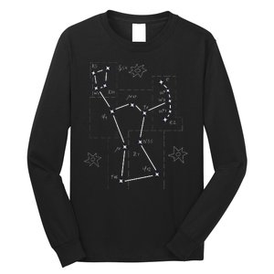 Orion Makeup Constellation Space Solar System Stars Astronomy Long Sleeve Shirt