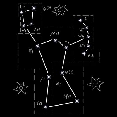 Orion Makeup Constellation Space Solar System Stars Astronomy T-Shirt