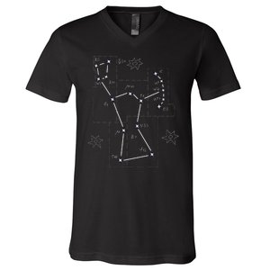 Orion Makeup Constellation Space Solar System Stars Astronomy V-Neck T-Shirt