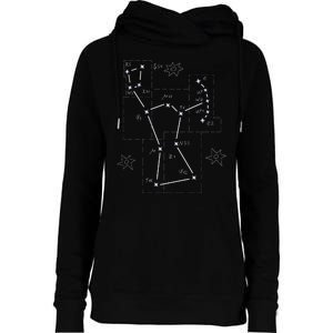 Orion Makeup Constellation Space Solar System Stars Astronomy Womens Funnel Neck Pullover Hood