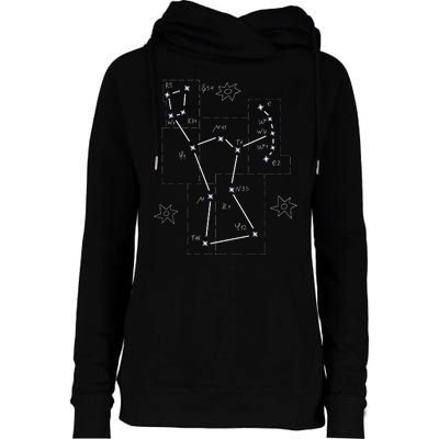 Orion Makeup Constellation Space Solar System Stars Astronomy Womens Funnel Neck Pullover Hood