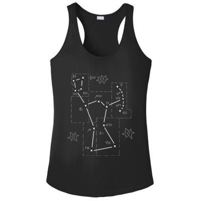 Orion Makeup Constellation Space Solar System Stars Astronomy Ladies PosiCharge Competitor Racerback Tank