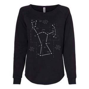 Orion Makeup Constellation Space Solar System Stars Astronomy Womens California Wash Sweatshirt