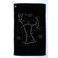 Orion Makeup Constellation Space Solar System Stars Astronomy Golf Towel
