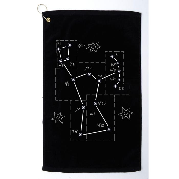 Orion Makeup Constellation Space Solar System Stars Astronomy Golf Towel