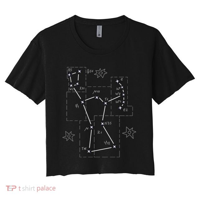 Orion Makeup Constellation Space Solar System Stars Astronomy Crop Top