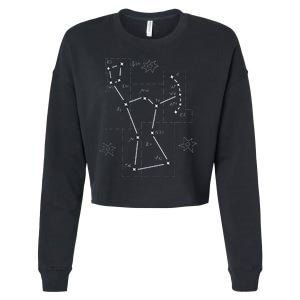 Orion Makeup Constellation Space Solar System Stars Astronomy Cropped Pullover Crew