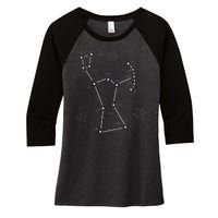 Orion Makeup Constellation Space Solar System Stars Astronomy Women's Tri-Blend 3/4-Sleeve Raglan Shirt