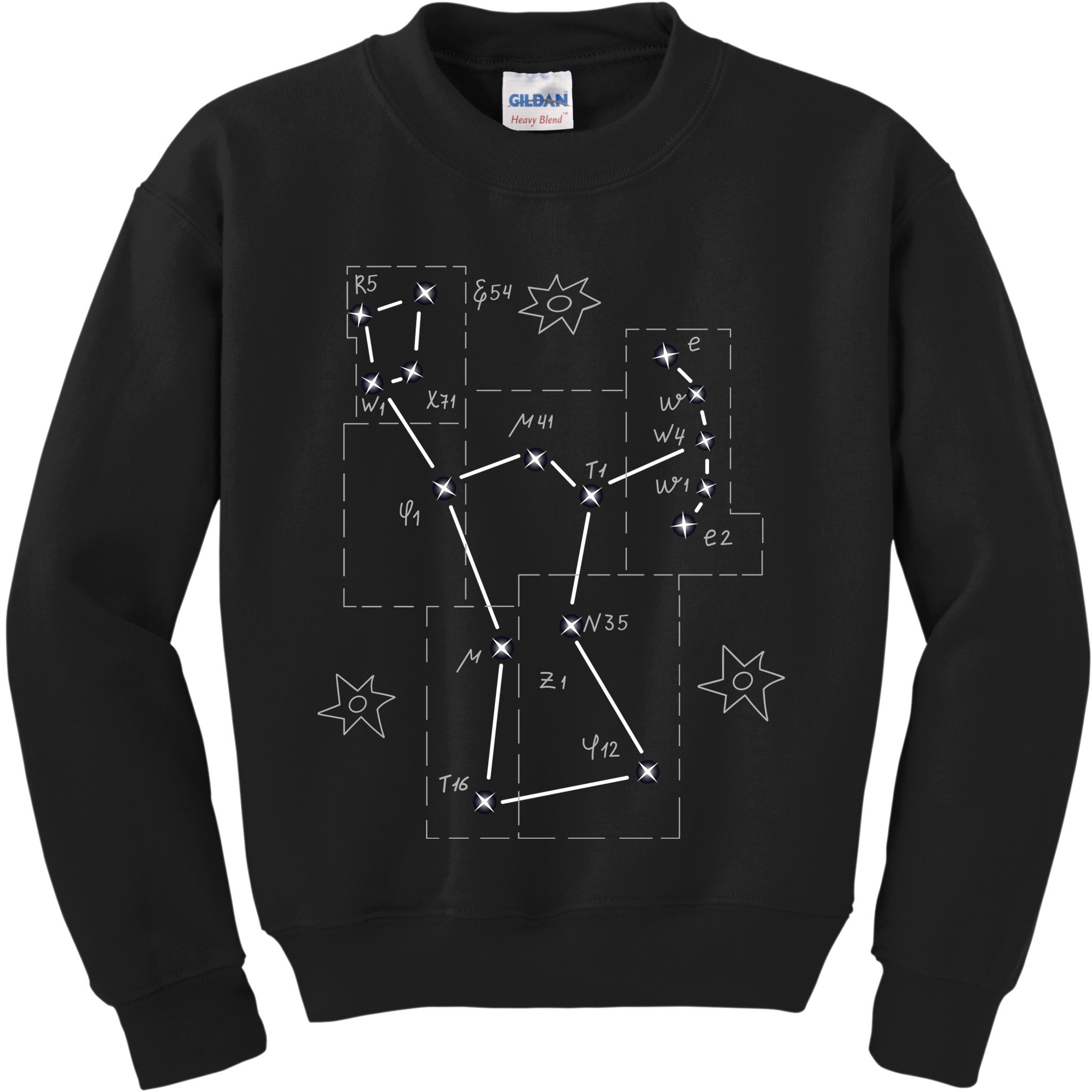 Orion Makeup Constellation Space Solar System Stars Astronomy Kids Sweatshirt