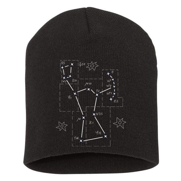 Orion Makeup Constellation Space Solar System Stars Astronomy Short Acrylic Beanie