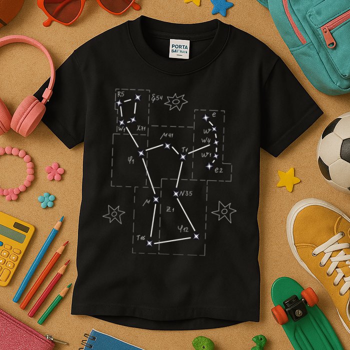 Orion Makeup Constellation Space Solar System Stars Astronomy Kids T-Shirt