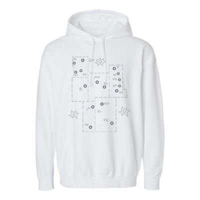 Orion Makeup Constellation Space Solar System Stars Astronomy Garment-Dyed Fleece Hoodie