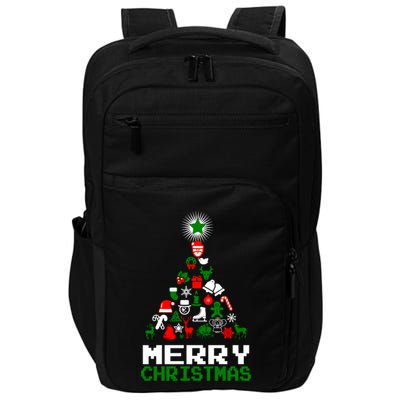 Ornament Merry Christmas Tree Impact Tech Backpack