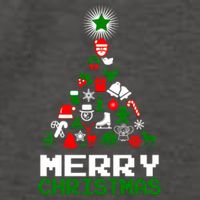 Ornament Merry Christmas Tree Vector Backpack