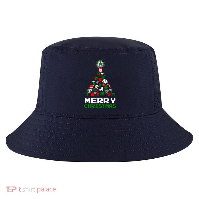 Ornament Merry Christmas Tree Cool Comfort Performance Bucket Hat