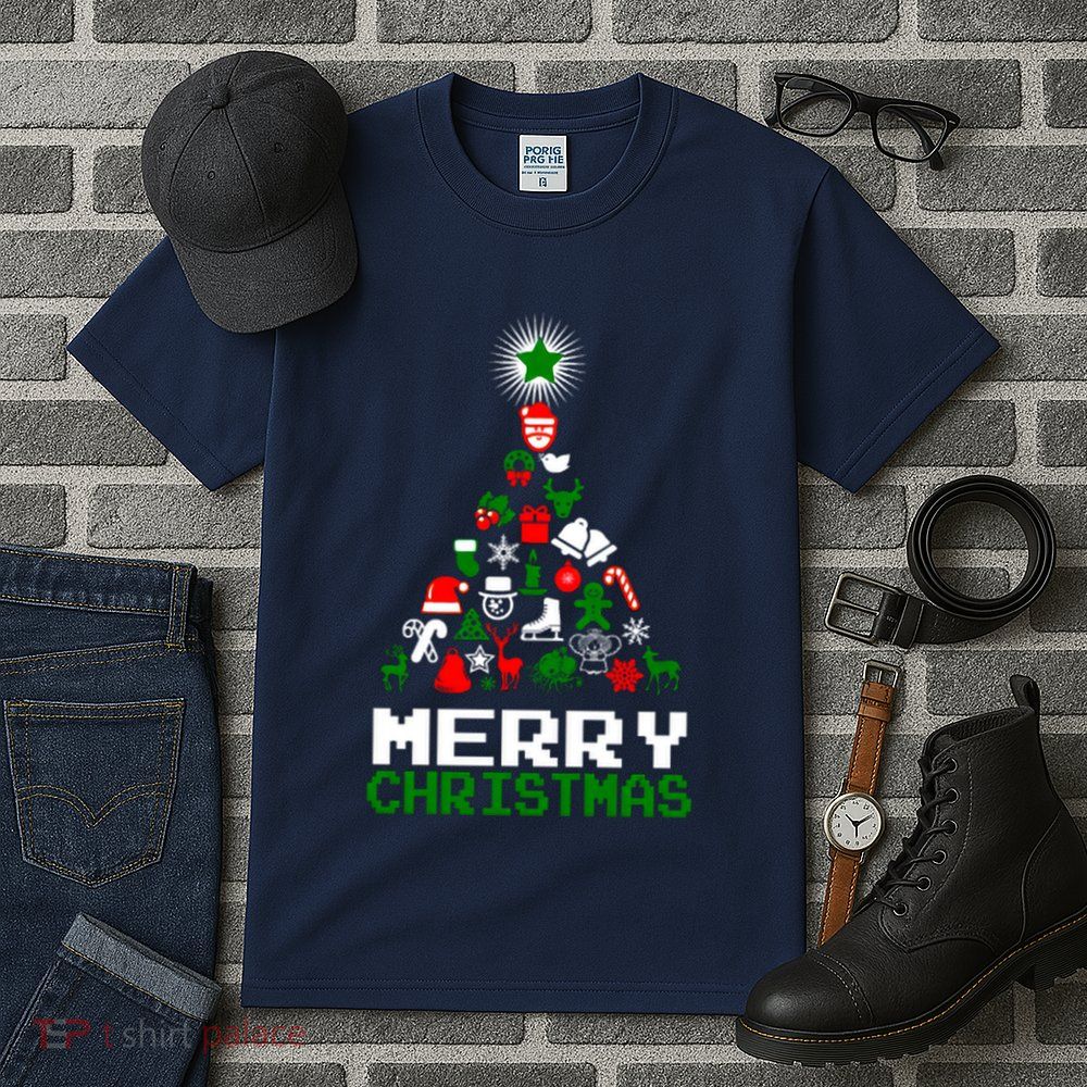 Ornament Merry Christmas Tree Tall T-Shirt