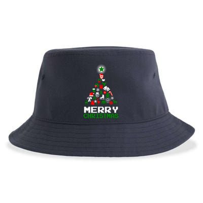 Ornament Merry Christmas Tree Sustainable Bucket Hat