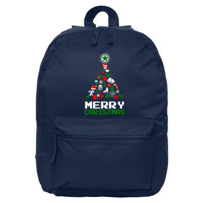 Ornament Merry Christmas Tree 16 in Basic Backpack