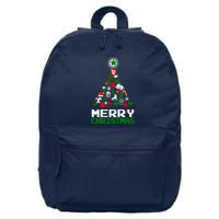 Ornament Merry Christmas Tree 16 in Basic Backpack